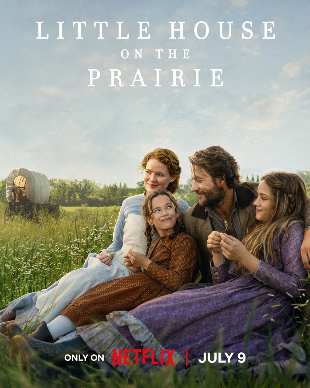 Netflix inaugura el estreno mundial de “Little House on the Prairie” el 9 de julio, su primera versión original de la icónica saga literaria. (Netflix)