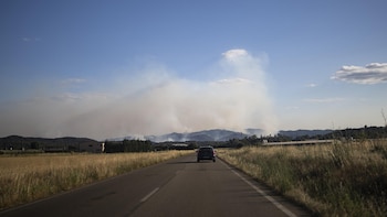 Estabilizan el incendio de la Bisbal (Girona)