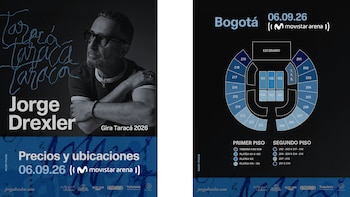 La presentación de Jorge Drexler en el Movistar Arena de Bogotá está programada para el 6 de septiembre de 2026 - crédito Bizarro Live Entertainment