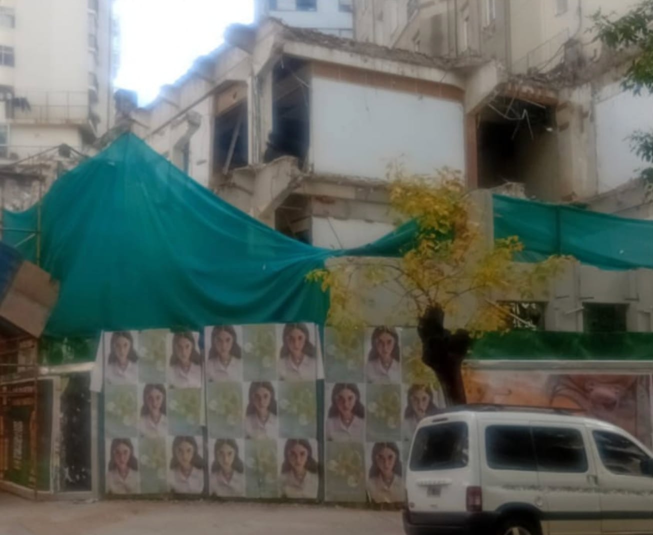 El edificio del INTA en Palermo hoy está en demolición