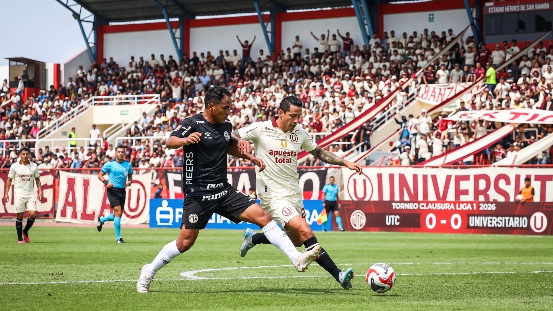 Universitario vs UTC: minuto a minuto del partido en Cajamarca por fecha 7 del Torneo Clausura de la Liga 1 2026. Crédito: Imagen Ilustrativa Infobae.