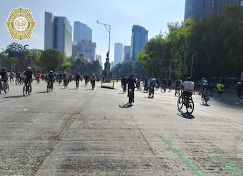 El Paseo Dominical Muévete en Bici se realiza entre las 08:00 y las 14:00 h (captura de pantalla)