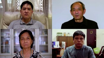 Nanfu Wang muestra en su