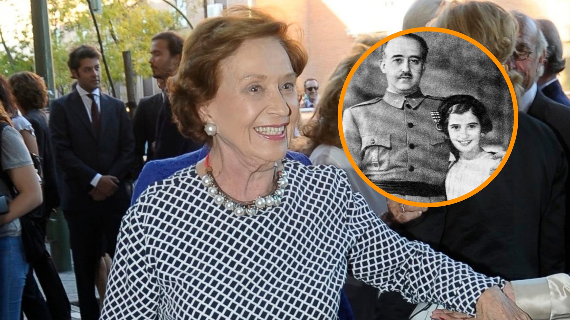 Carmen Franco, la hija del dictador Francisco Franco. (Europa Press/Grosby)