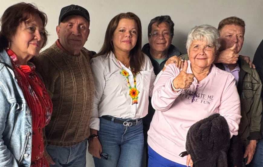 Mary Luz Herrán, exesposa de Gustavo Petro, está en campaña para llegar al Senado por el Frente Amplio - crédito @MaryLuzHerran/X