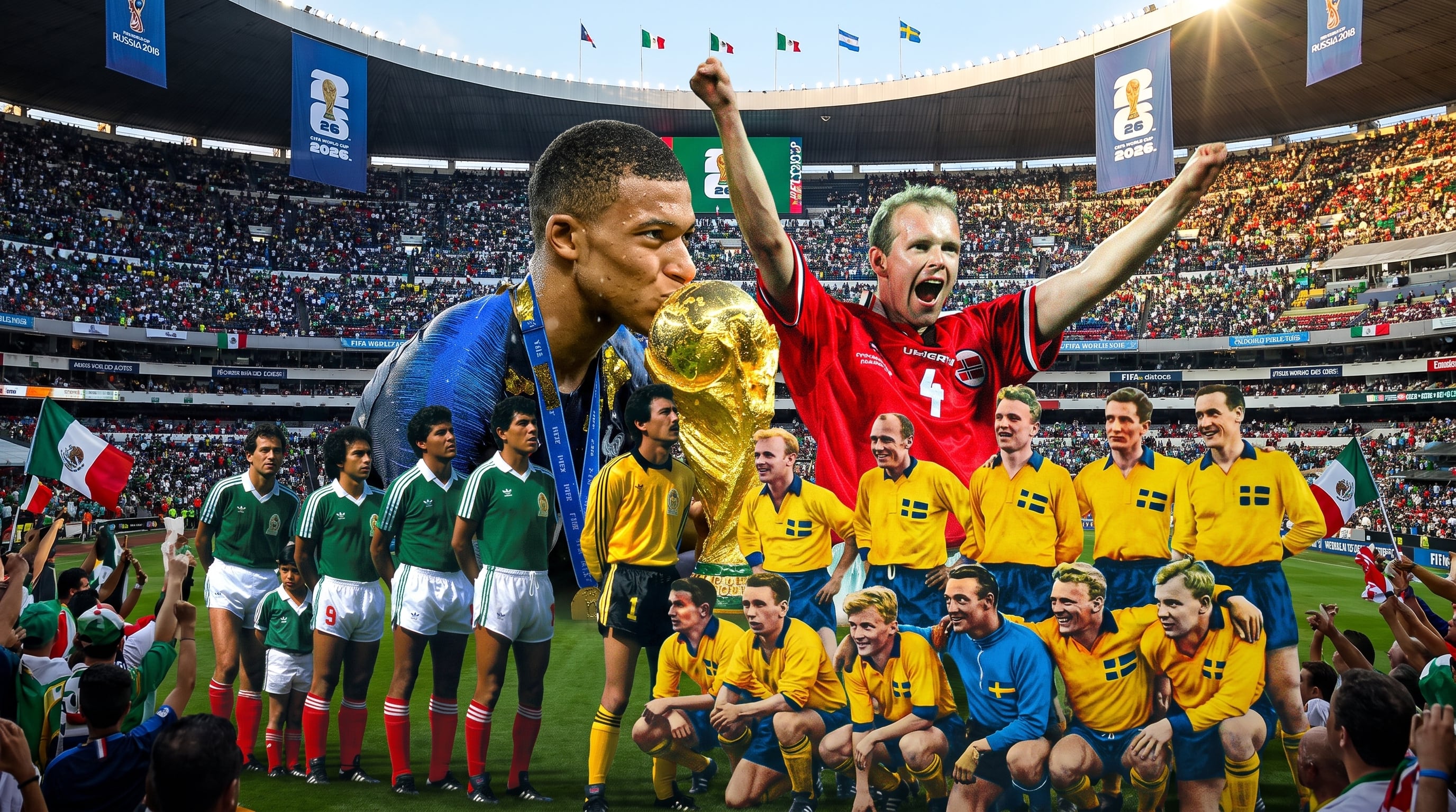 Las selecciones del día: que tan lejos llegaron en los mundiales (Imagen Ilustrativa Infobae)