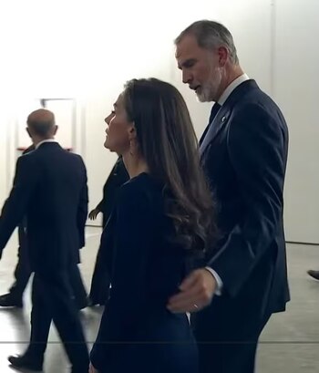 La reina Letizia y Felipe