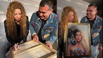 Shakira tuvo noble gesto con artista que la retrató