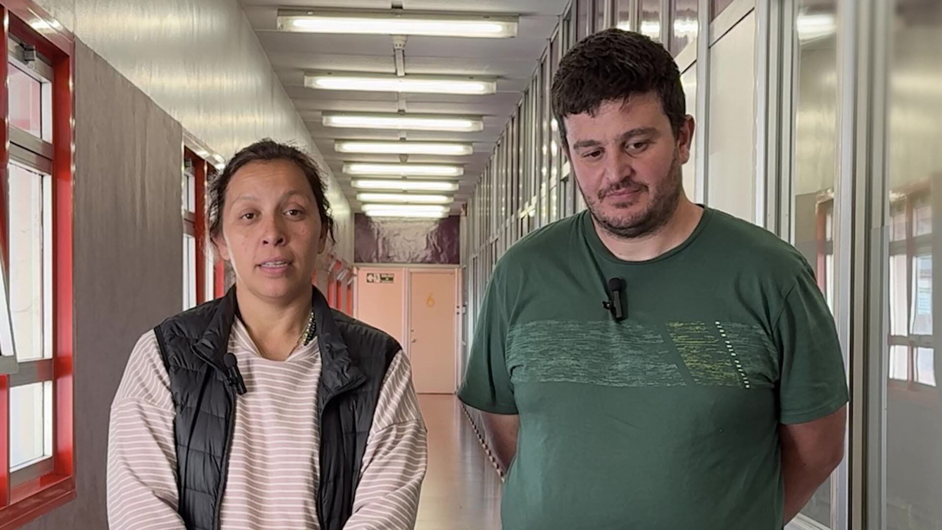 Ángeles y Javier, los padres de la nena que fue herida de gravedad, y operada en el Hospital Garrahan, agradecieron la atención médica que recibió su hija