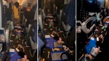 Cuatro pasajeros y dos tripulantes