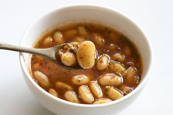 La receta de porotos en