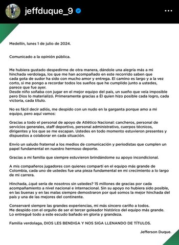 Esta es la carta de