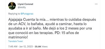 Tuiteras comentaron cómo sus parejas