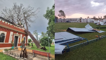 Un fuerte temporal en Carlos