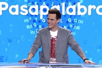 Christian Gálvez en 'Pasapalabra' (Mediaset España')