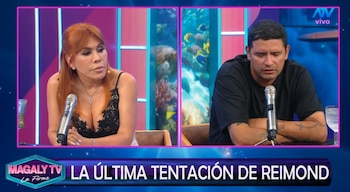 Raymond Manco mudou de versão e admitiu o erro após o escândalo revelado por Magaly Medina. Captação: Magaly TV La Firme.