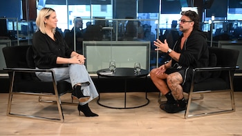 Luciano Castro con Tatiana Schapiro