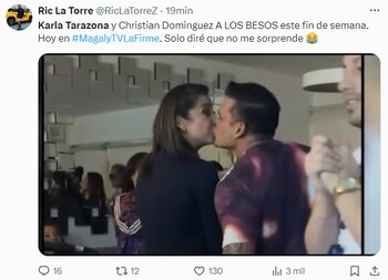 Usuarios reaccionan al beso de