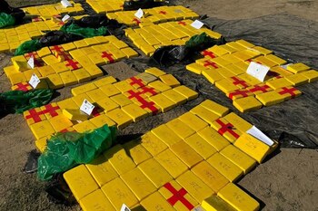 El cargamento que fue incautado