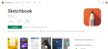 Sketchbook es gratuita en todas