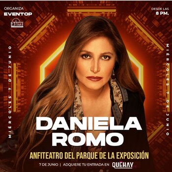 Daniela Romo ofrecerá concierto en el Perú.