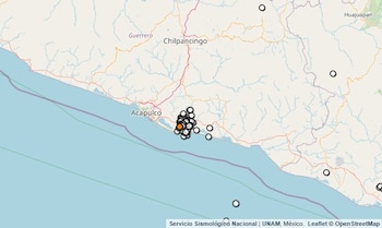 Temblor reportado en Guerrero. (SSN)