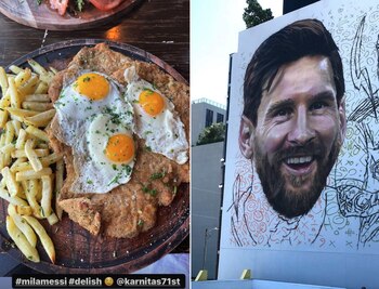 La "Milamessi" y un mural