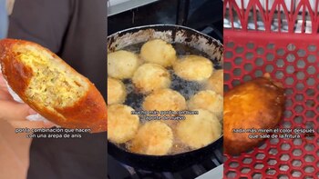 Ramírez calificó el relleno, la crocancia y los ingredientes adicionales - crédito @iroramirezs / Instagram