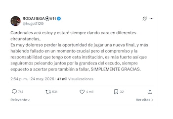 Hugo Rodallega ofreció disculpas a la hinchada de Santa Fe