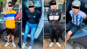 Los detenidos por robos a