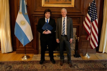 Javier Milei en Washington