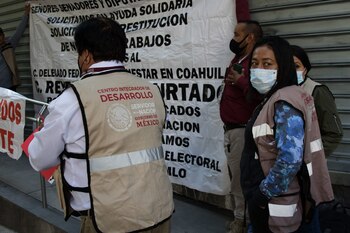 Trabajadores de la Secretaría del