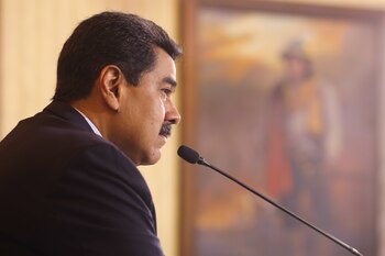 El dictador Nicolás Maduro