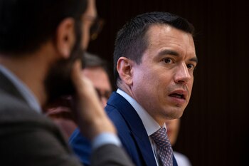 El presidente de Ecuador, Daniel