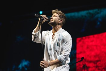 Pablo Alborán durante su gira