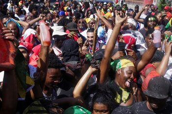 Las festividades continuaron, pese al