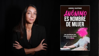 Andrea Martínez, autora de 'Anónimo es nombre de mujer'. (Fotografía de la autora tomada por Isabel Wagemann)
