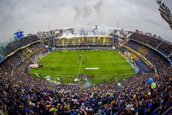 La Bombonera llena en una