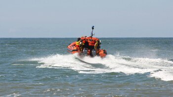 Una lancha de Salvamento Marítimo