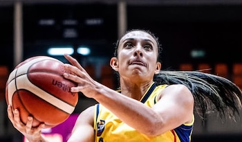 Ella es Jenifer Muñoz, la capitana de la Selección Colombia de Baloncesto femenino - crédito @jeniferbasket/Instagram