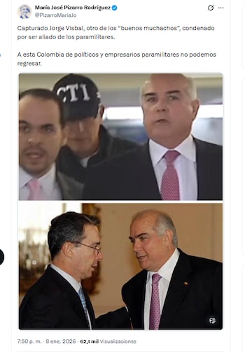 María José Pizarro Rodríguez reaccionó