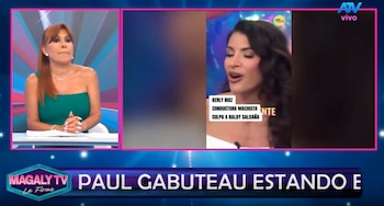 Kerly Ruiz llama “amante despechada” a Naldy Saldaña y Magaly Medina responde: “Increíble ver esto”. Captura: Magaly TV La Firme.