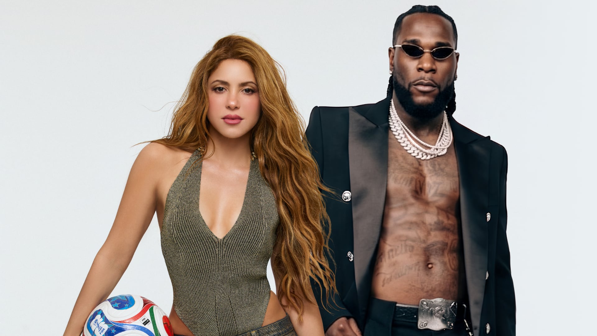 Shakira logra el número uno mundial en Spotify, YouTube e iTunes con 'Dai Dai', la canción oficial del Mundial - crédito ShakiraxBurnaBoy / Imagen suministrada