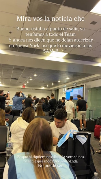 Los famosos argentinos varados en su viaje por ver la final del Mundial 2026