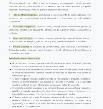 Las unidades adulteradas presentan fechas de vencimiento hasta 2026 y alteraciones en el diseño del empaque - crédito Invima