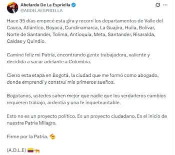 - crédito @ABDELAESPRIELLA/X