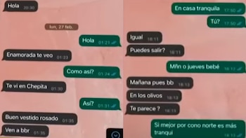 Chats entre Eduardo Rabanal y la bailarina de Agua Bella. (ATV)