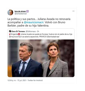 El tuit donde se aseguró