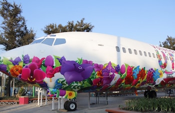 El nuevo avión biblioteca se