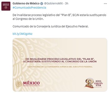 La Consejería Jurídica mantuvo sus